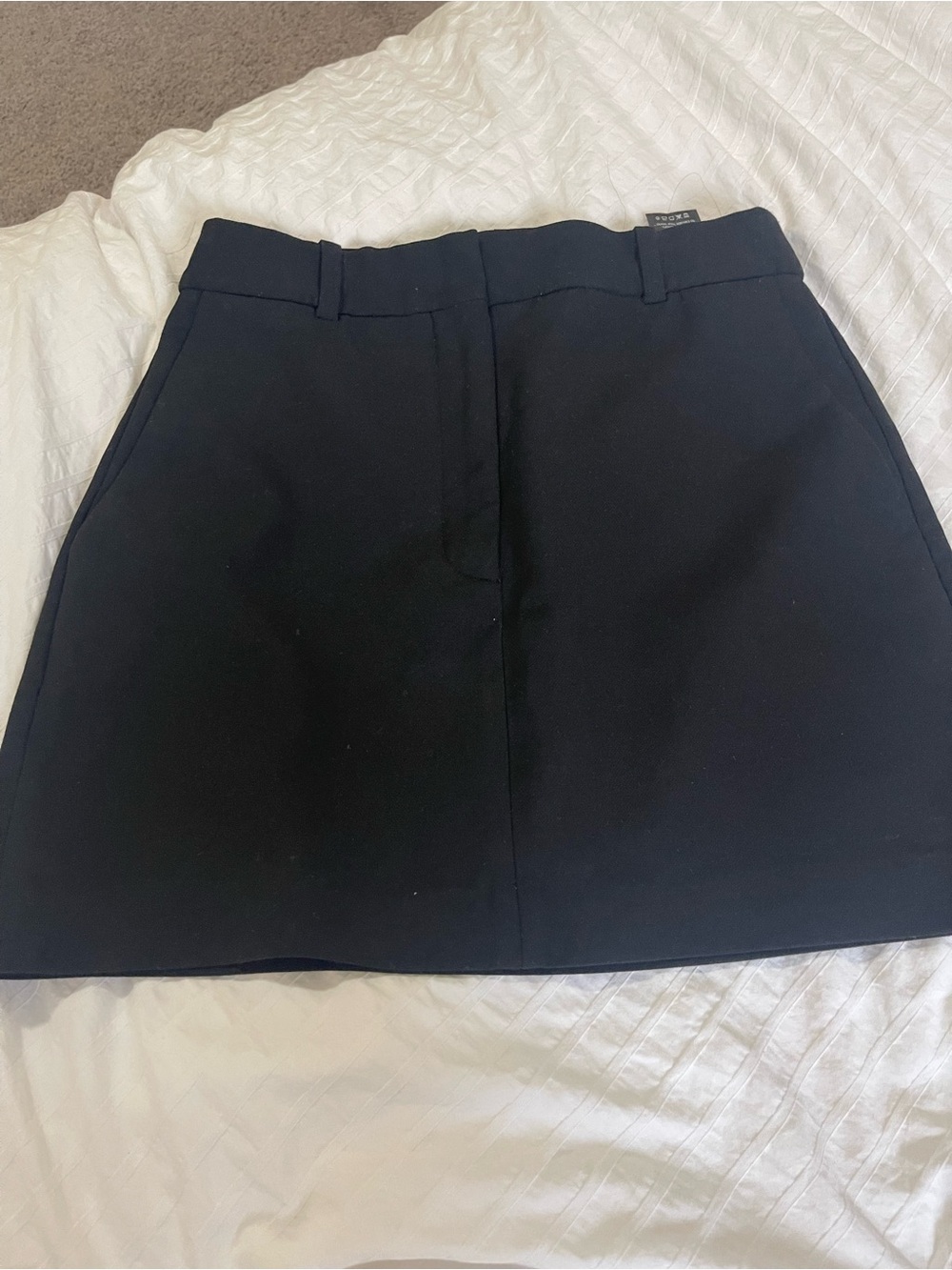 Aritzia Black Mini Skirt with Belt Loops